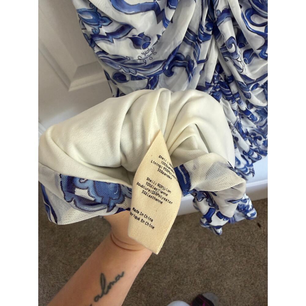 NWT L'Agence Caprice Floral Midi Cocktail Dress - Picture 5 of 6